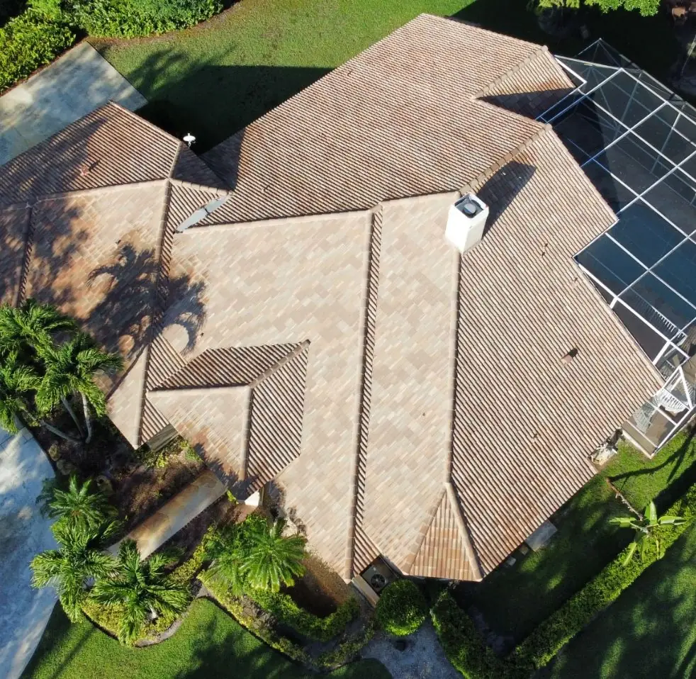 Aerial roof image